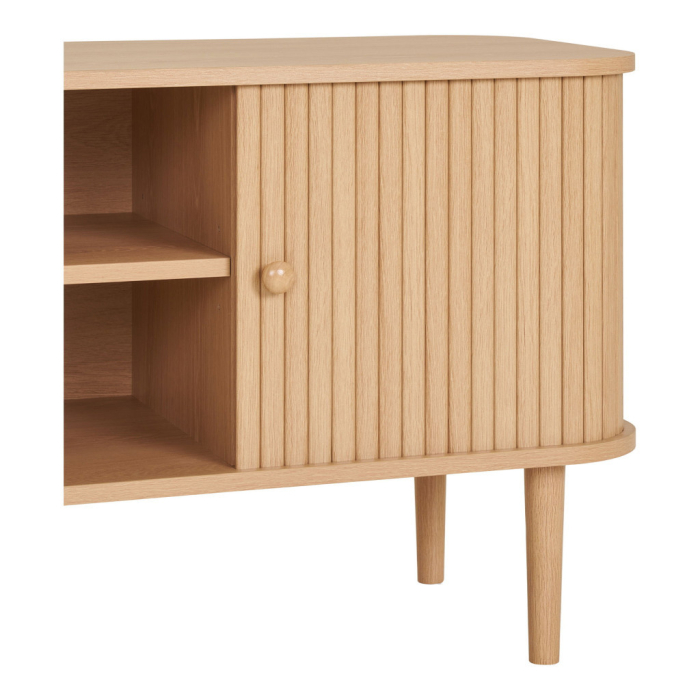 House Nordic Dulap TV Nikko, 2 uși, natural, 113x40x52 cm [5]