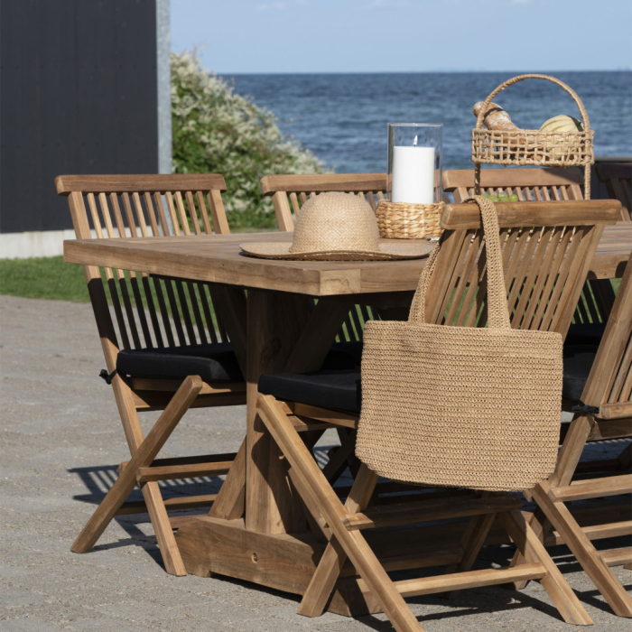 House Nordic Geantă de plajă Parade, hârtie țesută 31x46 cm [2]