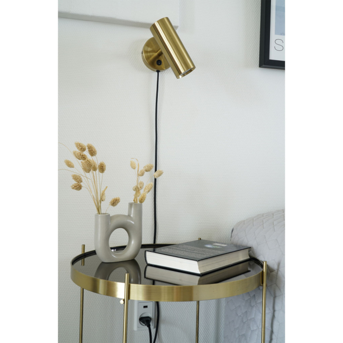 House Nordic Lampă de perete Paris, cupru, cablu împletit de 190 cm [5]