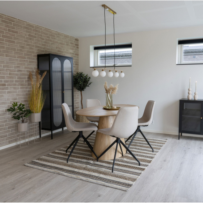 House Nordic Lampă suspendată Halifax, cupru, cablu textil 150 cm [5]