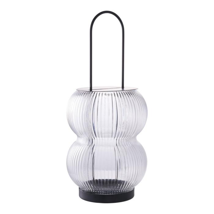 House Nordic Lanternă decorativă Lucena, metal/glass, negru [3]