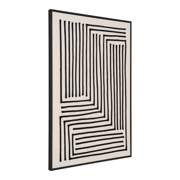 House Nordic Lipari canvas print, negru/bej, No.3 60x90 cm [2]