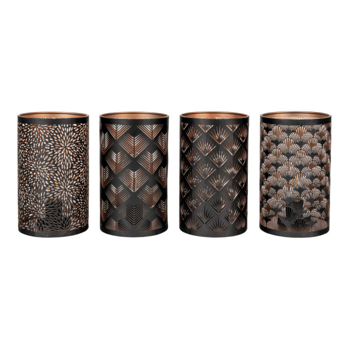 House Nordic Lumini decorative cu LED-uri Nata, negru/coper, set de 60 [2]