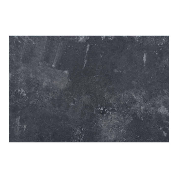 House Nordic Masă de cafea Fano, piatră închisă, bază metalică neagră 70x70x75 cm [6]