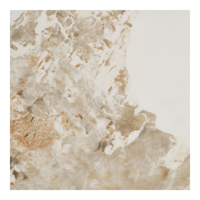 House Nordic Măsuță de cafea Athens cu blat ceramic, alb/maro închis, Ø80x40 cm [4]