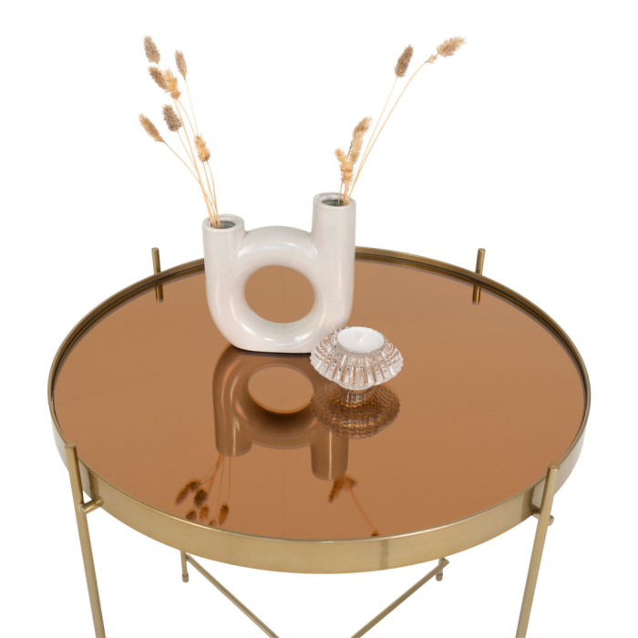 House Nordic Măsuță de cafea Venezia cupru, Ø48xh48cm [4]