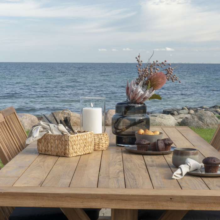 House Nordic Pleiku coș de perete, jacint de apă, natural, 20x11x20 cm [2]