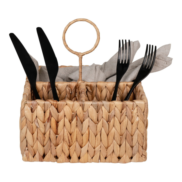 House Nordic Pleiku coș de perete, jacint de apă, natural, 20x11x20 cm [5]