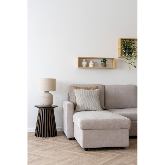 House Nordic Raft de perete Ember bambus, natural, 70x15x19,5 cm [4]