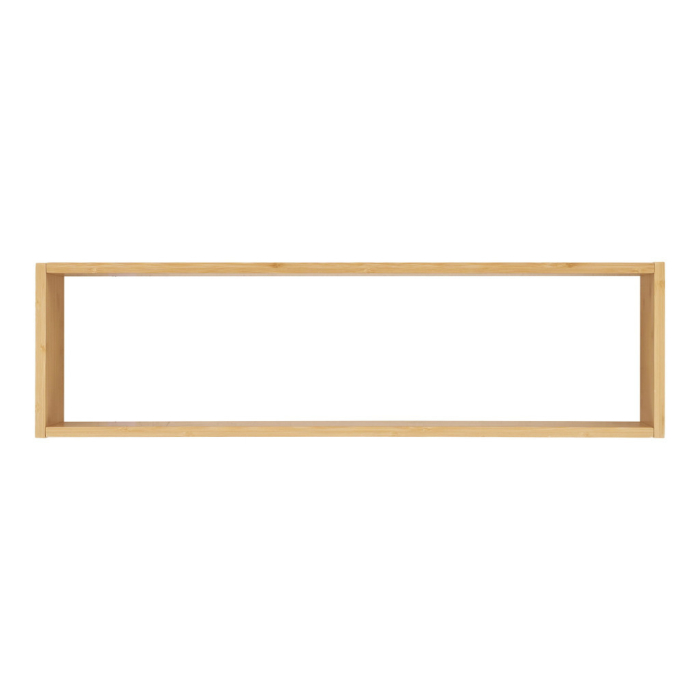 House Nordic Raft de perete Ember bambus, natural, 70x15x19,5 cm [2]