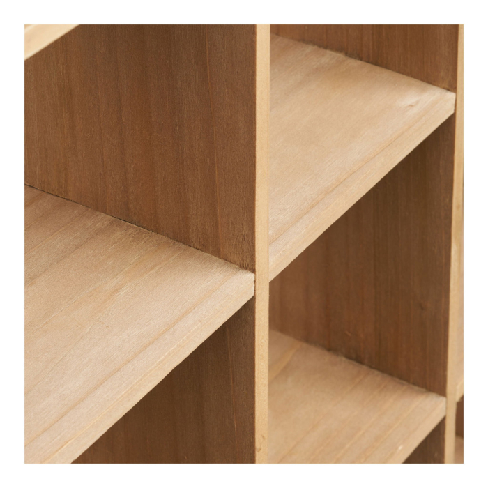 House Nordic Raft de perete Moss, pin, natural, 46x10x46 cm [3]