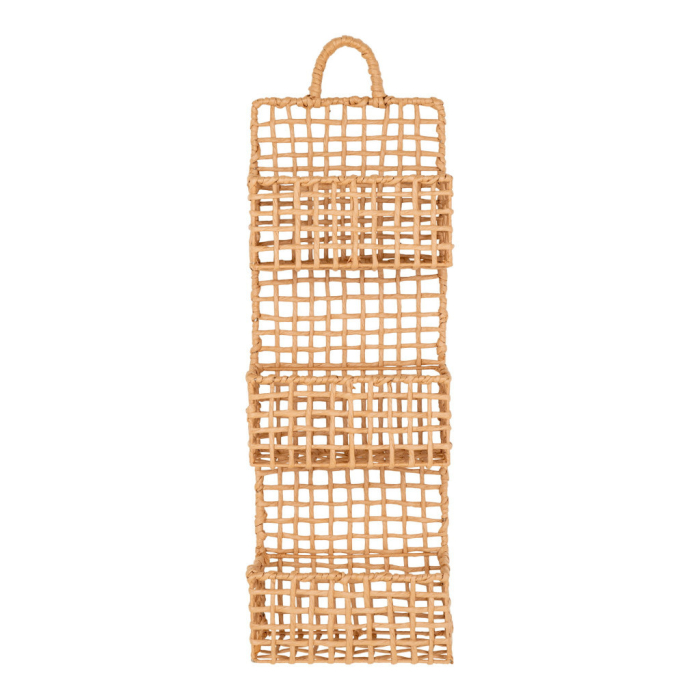 House Nordic Raft de perete Sines, hârtie, natural, 25x15x70 cm [3]