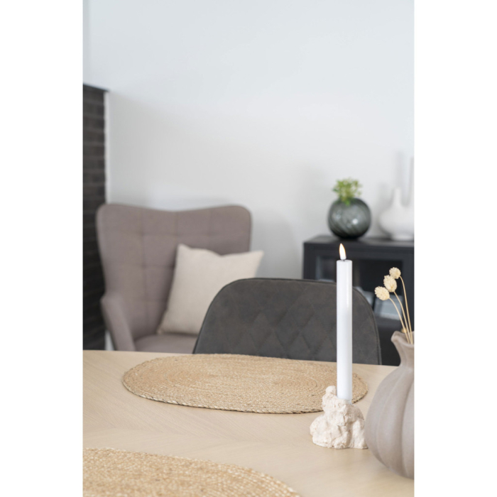House Nordic Saltea de masă Bombay, iută împletită, naturală, ovală 35x45 cm 4 bucăți [2]