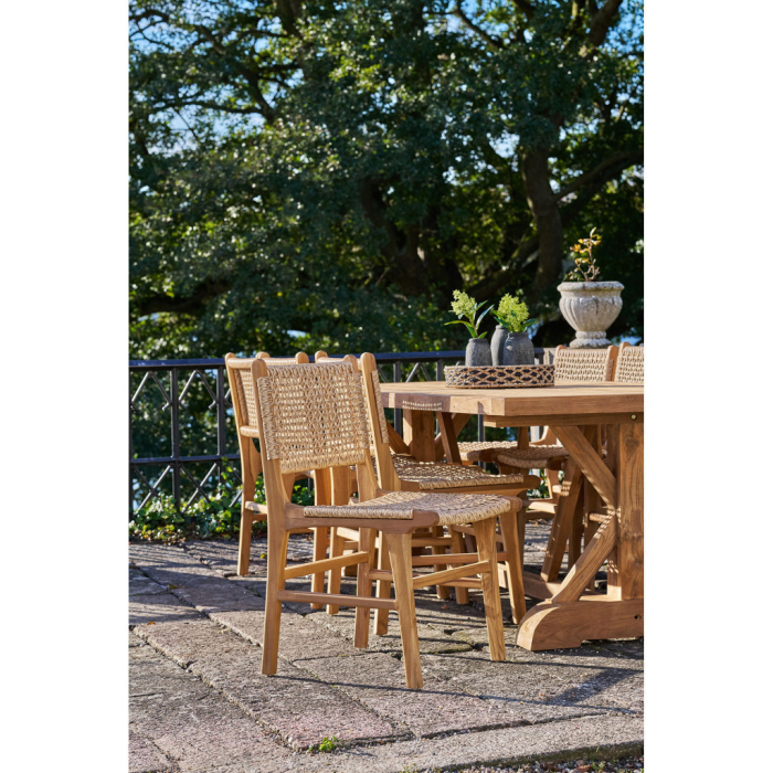 House Nordic Scaun de dining Derby, tec/polyrattan, natural [2]