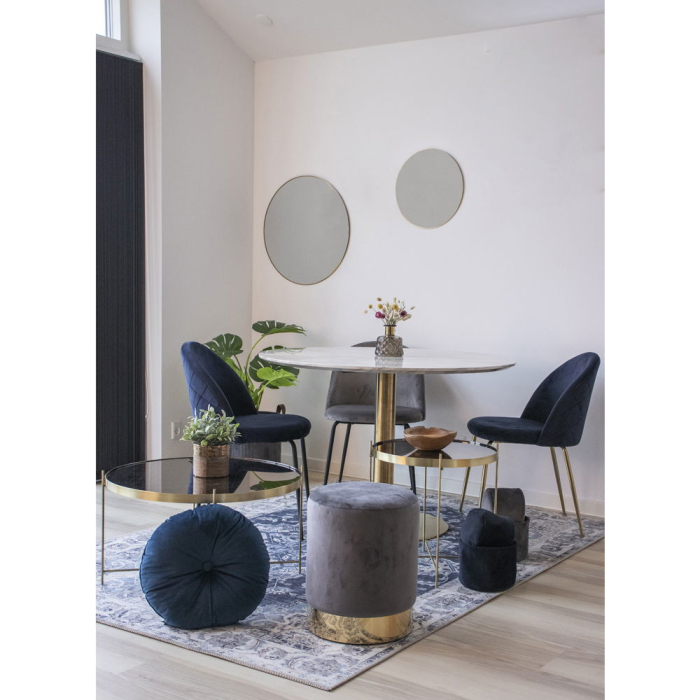 House Nordic Scaun de dining Geneve gri-negru [2]