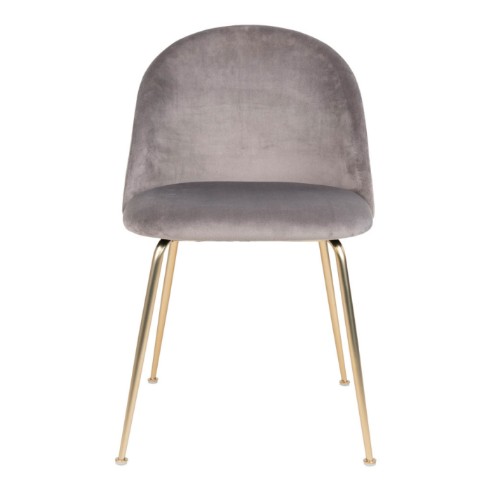 House Nordic Scaun de sufragerie Geneve gri-brass [3]