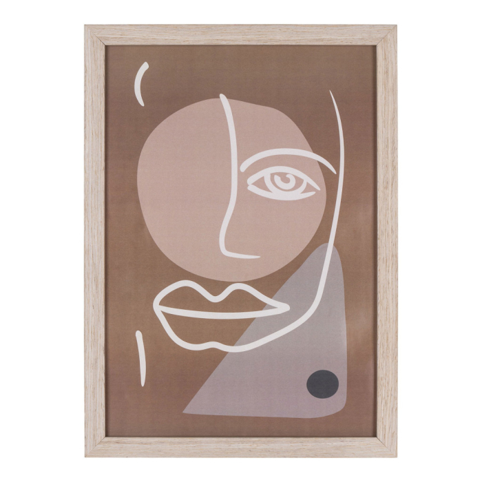 House Nordic Set de artă de perete Madison, natural, 3 piese [3]