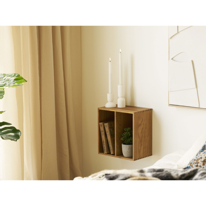 House Nordic Townsville raft de perete cu raft vertical stejar, 18x30x30 cm [5]