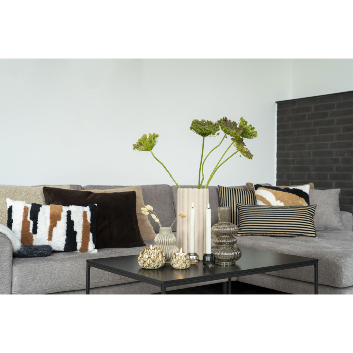 House Nordic Vază, sticlă, fumuriu, ø15x25 cm [4]