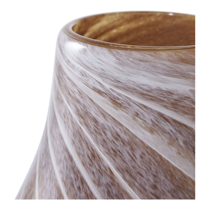 House Nordic Vază, sticlă, maro ø16x23 cm [3]