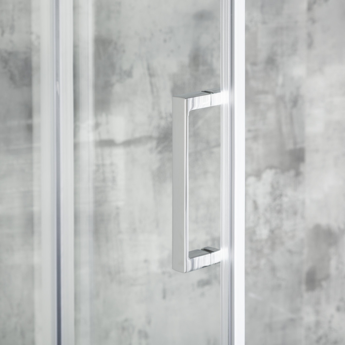 Kerra Aruba 90 GL cabină de duș curbată cromată cu tavă PS [3]