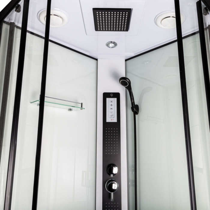 Kerra Cabină de duș cu hidromasaj curbată Petrus 90x90 cm [2]