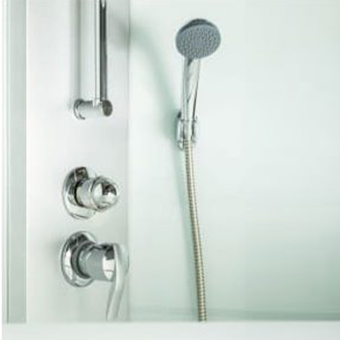 Kerra Cabină de duș cu hidromasaj curbată Strada 90x90 cm [3]