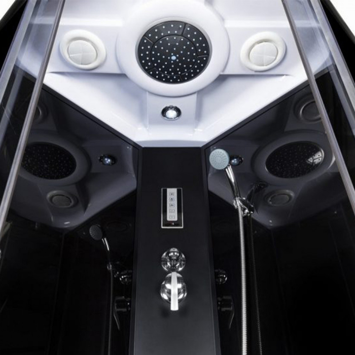 Kerra Cabină de duș cu hidromasaj curbată Vigo 90x90 cm [2]