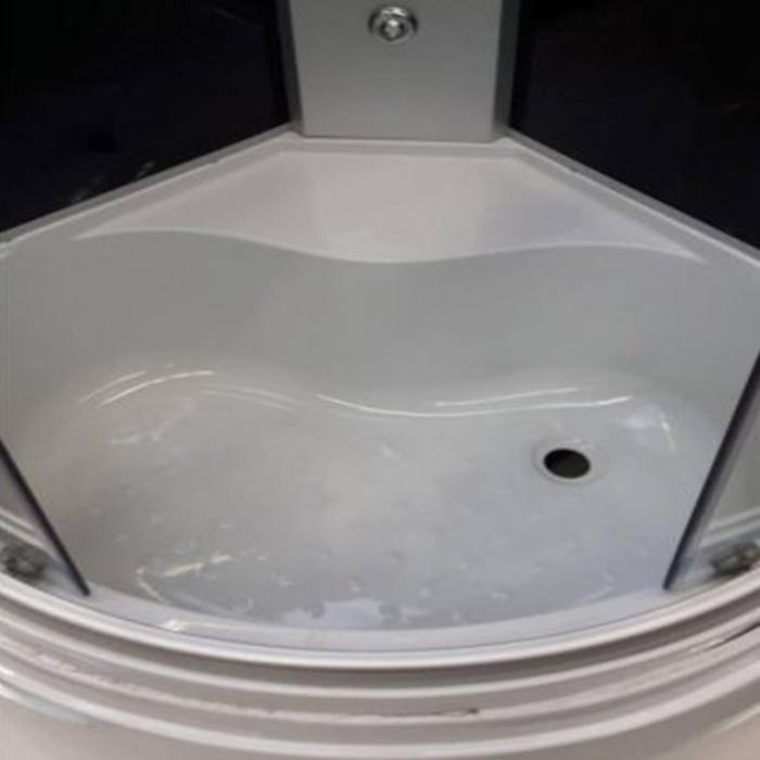 Kerra Cabină de duș cu hidromasaj Karolina 90x90 cm, curbată și adâncă [5]