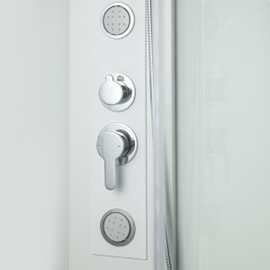Kerra Cabină de duș cu hidromasaj Wega White 90x90 [3]
