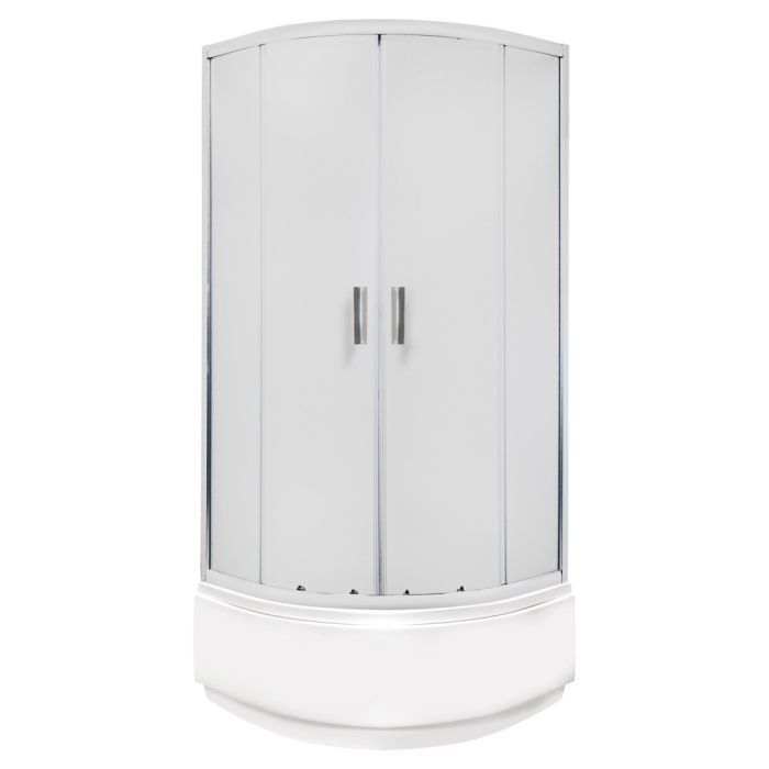 Kerra Cabină de duș cu tavă adâncă Malibu GL 90 Curved cu spate curbat [4]