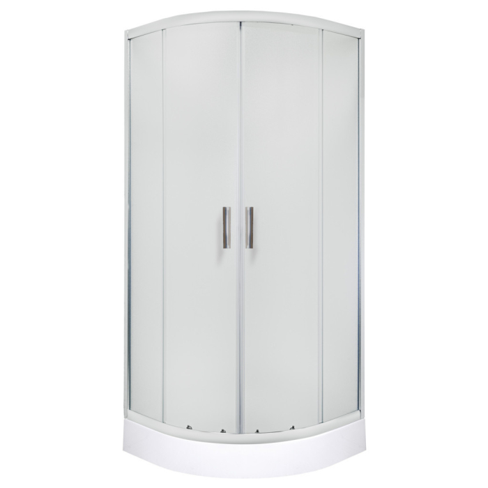 Kerra Cabină de duș curbată Malibu 90 cu tavă de duș [4]