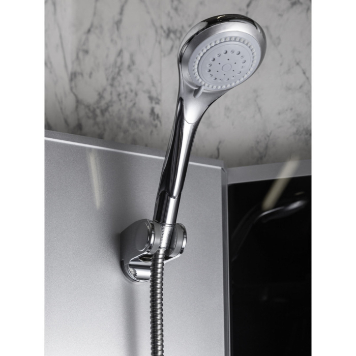 Kerra Cabină de duș Evora Black 80 cu cădiță de duș [2]