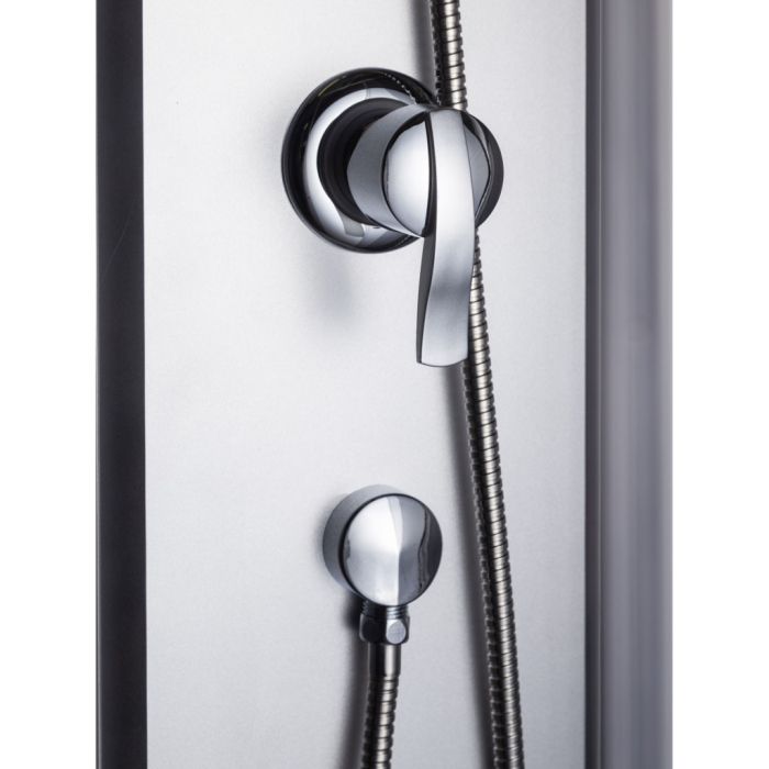 Kerra Cabină de duș Evora Black 90 cu cădiță de duș [4]