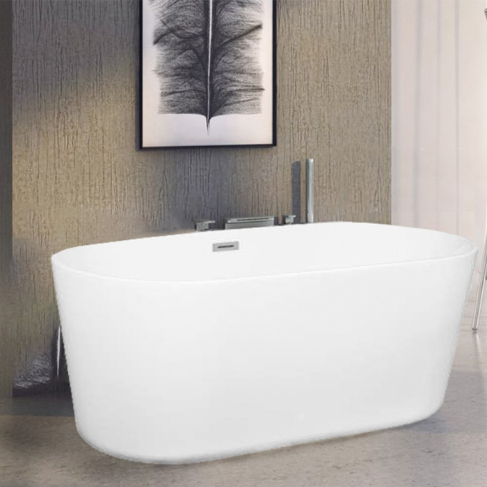 Kerra Cadă de baie acrilică independentă NORA 157 cm [2]