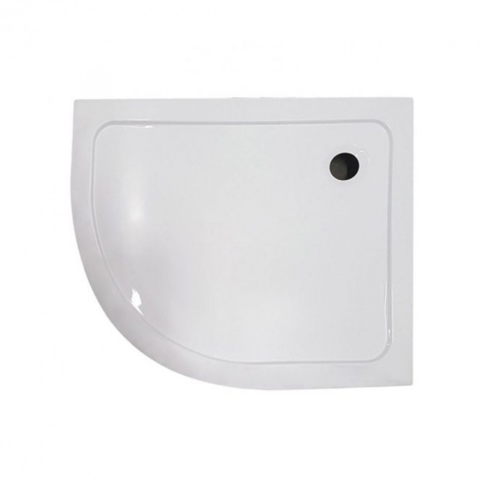 Kerra Cădiță de duș curbată asimetrică Memphis 100x80 cm [2]