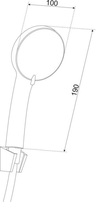 Kerra Duș de mână MIRA cu furtun [2]