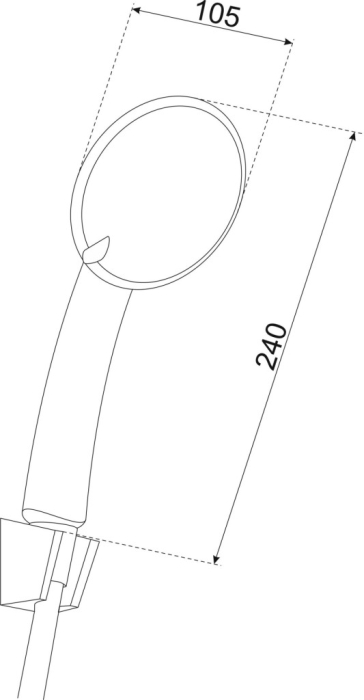 Kerra Duș de mână MIRA cu furtun [3]