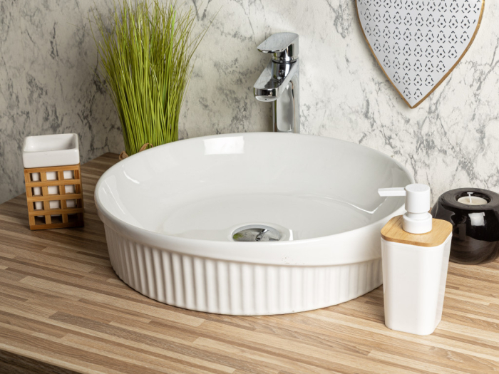 Kerra KR-9037 Chiuvetă cu design ceramic 42,5 cm [2]