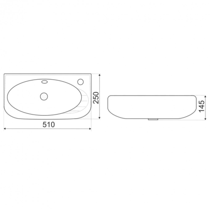 Kerra Lavoar ceramic ELF Slim cu design [3]