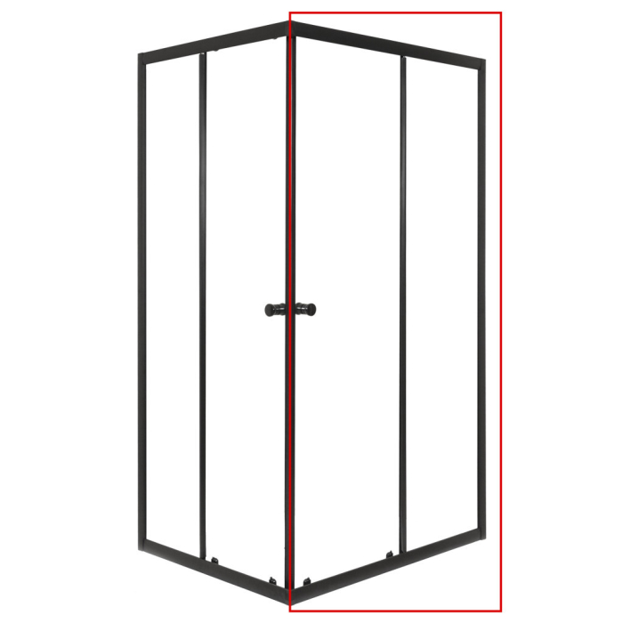 Kerra Olga SQ Element 100 ușă de duș negru [2]