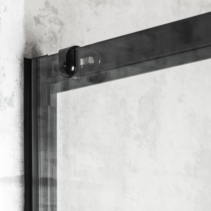 Kerra Olga SQ Element 70x70 negru pătrat cabină de duș fără tavă [7]