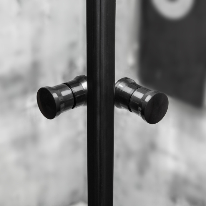 Kerra Olga SQ Element 70x80 negru pătrat cabină de duș fără tavă [8]