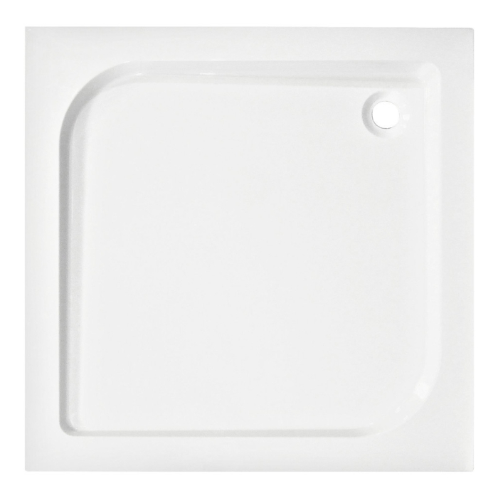 Kerra Pixel SQ 90 cabină de duș pătrată albă cu tavă Victor plus [4]