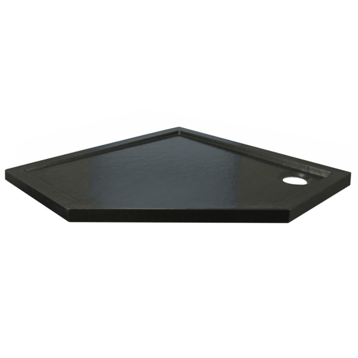 Kerra Prato 90 Square Black Acrylic Shower Tray Low Design [2]