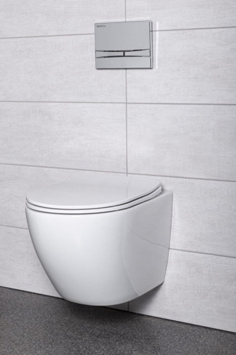 Kerra Set rezervor WC montat pe perete Kasos Adriatic Chrome [2]