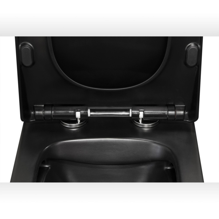 Kerra Set rezervor WC suspendat Tinos Black Duofix Delta B [5]