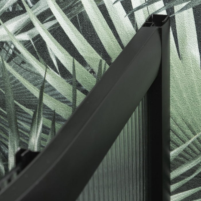 Kerra Soho Black 90 cabină de duș curbată cu tavă de duș XN [5]