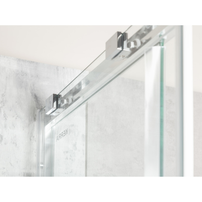 Kerra Solid SQ 100 crom pătrat cabină de duș fără tavă [5]