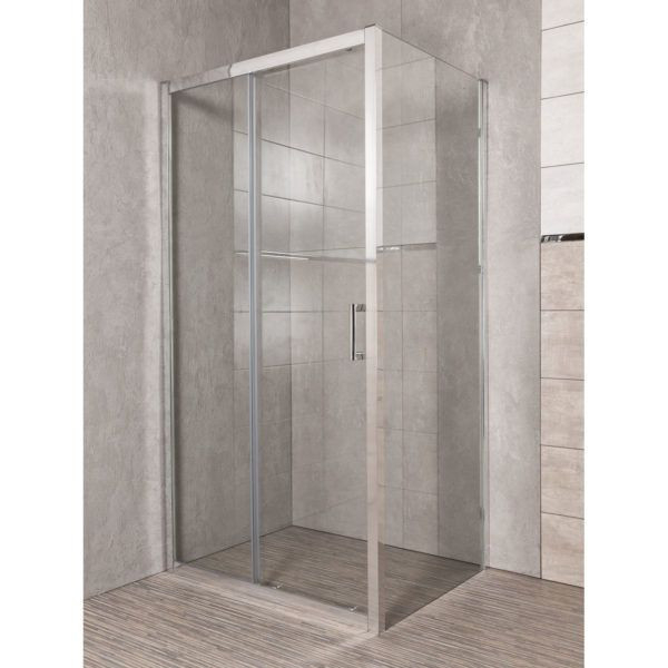Kerra Zoom P 100x80 cabină de duș pătrată fără tavă [2]